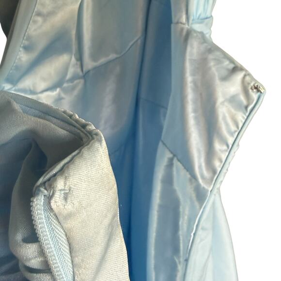 Mac Duggal Women's Size 16 Ruffled Ball Gown Powder Blue Formal Dress 48856 NWT - Picture 14 of 14